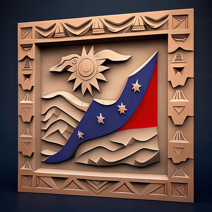 3D модель Непал Федеративная Демократическая Республика Непал (STL)